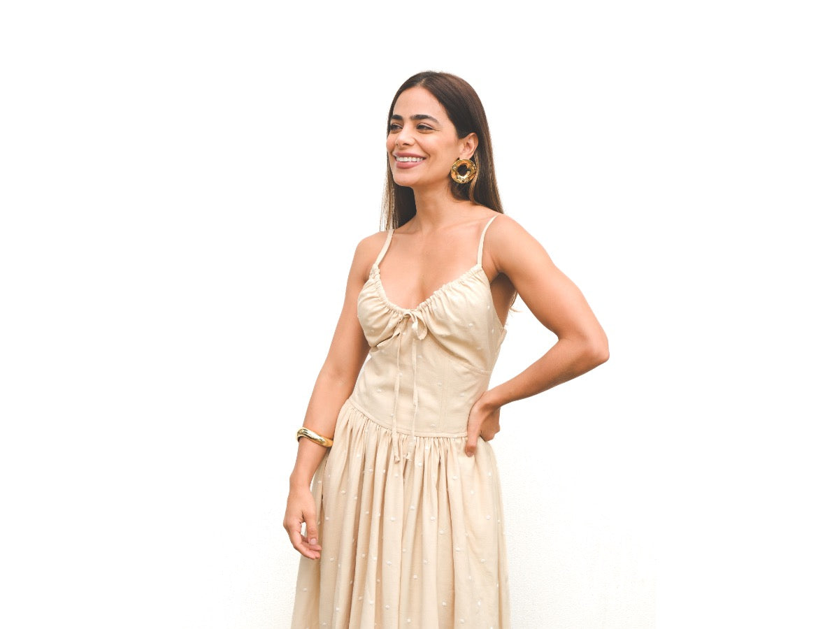 Vestido miel